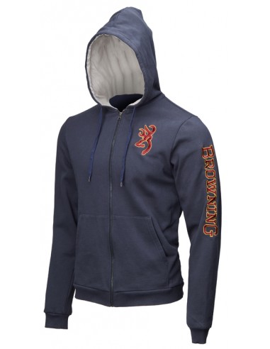 Sweatshirt Snapshot Bleu - BROWNING