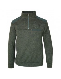 Sweat Col Zippé Kaki "Aral"...