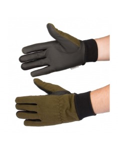 Gants Softshell Noir/Kaki...