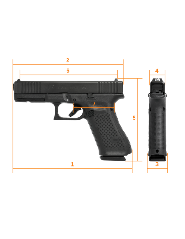 Arme De Poing Glock 17 Gen 5 9mm Para...