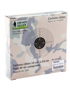 Cible Carton 14x14CM -...
