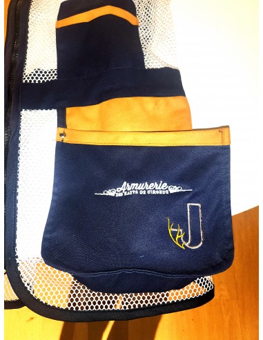 Gilet Ball Trap Bleu Et Marron XL -...