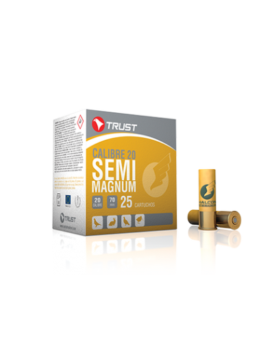 Cartouches Semi-Magnum 20 32grs Pb9 -...